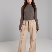 Сучасні теплі щільні штанці для красуні!рр140-164,беж,якість вища! Україна!