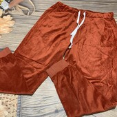 Велюровые брюки размер Л