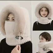 Модний капюшон, тепленький для зими