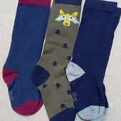 Лот 3 пари. Шкарпетки для хлопчика з біо-бавовни Tchibo(Німеччина) розмір 23-26