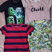 Лот футболочек на девочку 6-8лет, состояние очень хорошее.