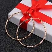 Сережки нержавіюча сталь позолота