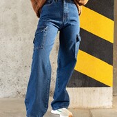 Широкие джинсы карго Vanver