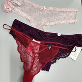 789. Бразиліани і стрінги мереживні 3 шт, 3xl