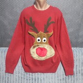 Мужской новогодний свитер ( George), р.2XL/3XL