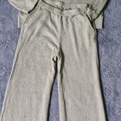 Костюм ангора рубчик, штани палацо