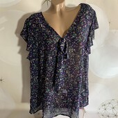 Много лотов! Шифоновая блуза размер 3ХЛ