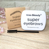 Мило для брів Super Eyebrows - укладання та фіксація. Прозоре мило для густих та неслухняних, ефект