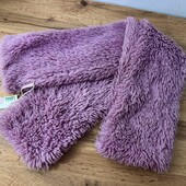 Мягенький плюшевий шарф❤️лаванда