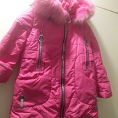 Удлиненная курточка на флисовой подкладке