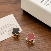 Сережки двухсторонні медсплав клевер конюшина