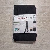 Есмара! Жіночі термоколготки, теплі жіночі колготки! 100 ден, чорні! 36/38 євро! Лот 6
