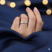 Ніжна срібна каблучка 17,5 розмір