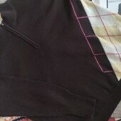 green lams шоколадний светр з прінтом аргайл