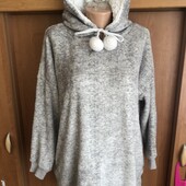 Меховушка, плюшева туника, кофта, худи, L. Tu. слип, пижама