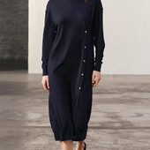 Тонке трикотажне плаття з вмістом вовни zara s, m