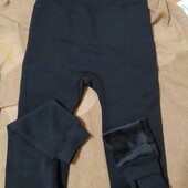 Утеплені безшовні лосини/леґґінси