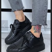 Кросівки зимові чорні кросівки з хутром, 40