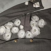 Жакет, якого не буде ні у кого, ручна робота, дуже гарний і святковий, повний абсайклінг!!!