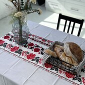 Декоративна стильна доріжка на стіл водовідштовхувальна