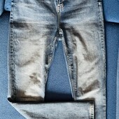 Джинси скінні з високою посадкою . Плотний джинс - стройнить / утягує .