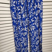 Nutmeg. Uk18 яскраві літні штани палацу з розрізами та рослинним принтом