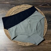 Арт.1582 трусики жіночі бавовняні хіпстери 2шт h&m розмір М.