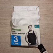 Ліверджи! Трикотажна чоловіча майка в рубчик Ххл розмір 3 шт без упаковки! Лот 43