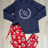 Primark брендовый теплый пижамный флисовый комплект размер евро 38/40