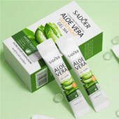 Набір нічних масок для обличчя з алое вера Sadoer aloe vera good night gel mask 20*4 мл
