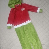 Теплий сліп кігурумі велсофт Грінч 4-5 р