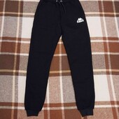 Утеплені чорні спортивні штани на флісі Kappa