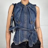 Джинсовий жилет,жилетка Fornarina