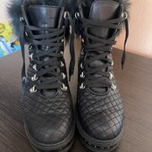 Зимові ботінки з натуральним хутром