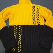 Красавец свитер толстой вязки