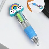 Ручка кулькова 4-х кольорова mini