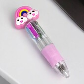 Ручка кулькова 4-х кольорова mini