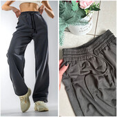 ❄️ Широкі спортивні штани графітового кольору