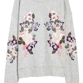 Світшот-тринитка з вишивкою 18/20/22 євр