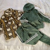 Комплект одягу для діток костюмчик+тепла сорочка
