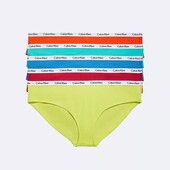 Бавовняні бікіні з логотипом Calvin Klein plus size, 5 шт p 1X