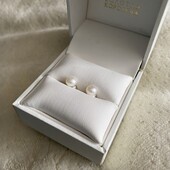 Серьги жемчуг из серебра