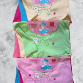 Трусики шортики 4 штуки асорті кольорів