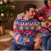 Чоловічій Новорічний светр розмір M 48/50