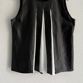 Камізелька блузка натуральна шкіра