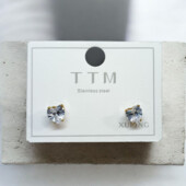 Сережки Stainless steel нержавіюча сталь 5мм