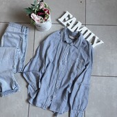 ❄️ Красива жіноча сорочка Cotton у смужку ідеально під джинси