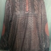 Кофта с рисунком ,внутри на флисе