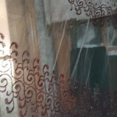 Царица. Шикарнейшая готовая на тесьме тюль 2м