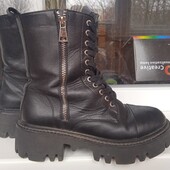 Bosa 37 - 24см, шкіряні черевики на тракторній підошві
